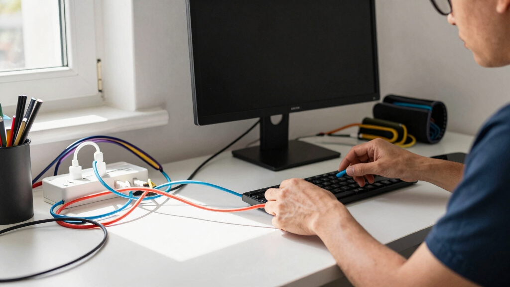 Cable Management Basics: From Rat's Nest to Clean Desk in an Hour