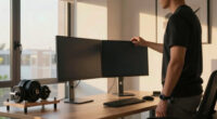 Dual-Monitor Standing Desk Setups: Layout and Weight Planning