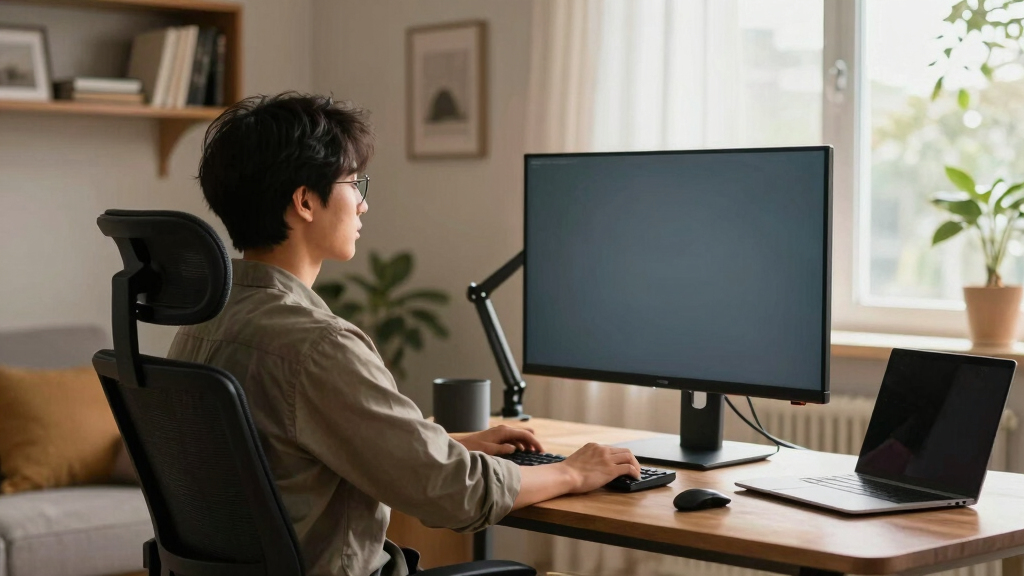 Monitor Height and Distance: The Eye-Level Rule Explained