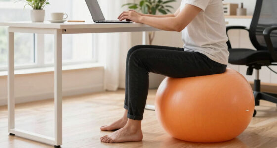 Sitting on an Exercise Ball at Your Desk: Helpful or Hype?