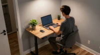 Small-Space Home Office: Fitting a Standing Desk into a Corner or Closet