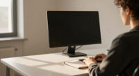 The Minimalist Desk Setup: One Monitor, One Notebook, Zero Clutter