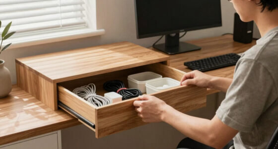 Under-Desk Storage Ideas That Keep Surfaces Clear