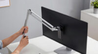 Why a Monitor Arm Transforms a Cramped Desk