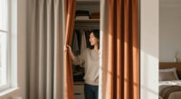 I Ditched My Closet Doors For $60 Pleated Curtains (See Why!)