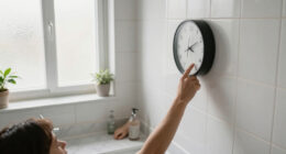 I Moved A Clock To My Bathroom, And It Changed My Morning Routine Forever