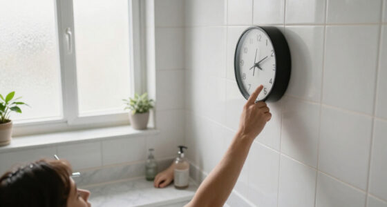 I Moved A Clock To My Bathroom, And It Changed My Morning Routine Forever