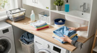 A Laundry Room Was An Eyesore Until IKEA Cabinets Gave It An Organized Redo