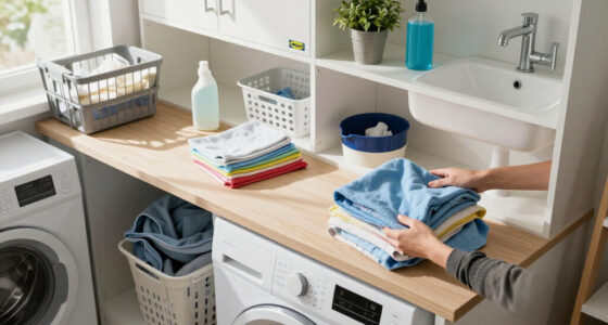 A Laundry Room Was An Eyesore Until IKEA Cabinets Gave It An Organized Redo