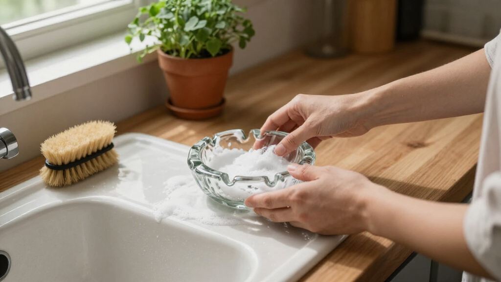 I’m Putting A Vintage Glass Ashtray By My Kitchen Sink (It’s So Pretty!)