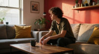 They Took A Risk On Mustard And Red — It Completely Changed This Living Room