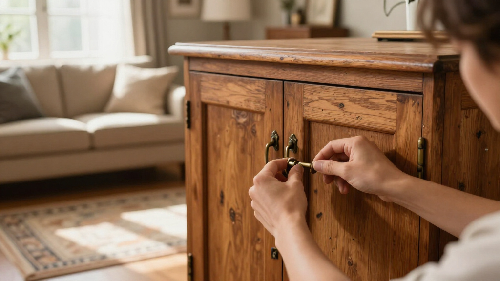 This New IKEA Cabinet Gives Instant Antique Family Heirloom Vibes
