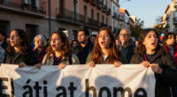 Thousands Protest Maricarmen's Eviction In Madrid
