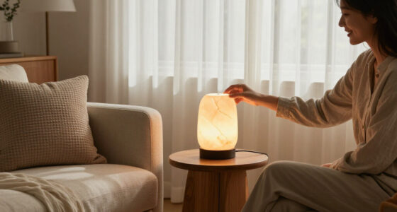 Walmart's New $25 Travertine-Look Lamp Looks Shockingly High-End