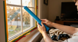 Ditch Boring Windows: A Unique Way To Decorate Them With Dollar Tree Pool Noodles