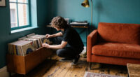 This Narrow Camden Townhouse Used To Be A Record Store — Color Has Now Transformed It, Especially In The "Atmospheric" Basement
