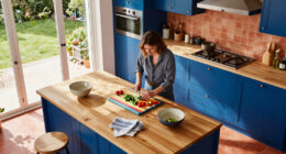 This Once Ugly Extension Has Been Transformed Into A Bold And Playful Kitchen Filled With Beautiful Antiques